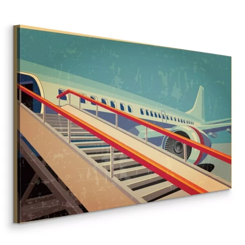 Bild Einsteigen ins Flugzeug