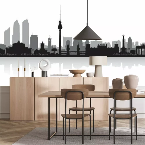 Sticker Berlin Germany city skyline silhouette