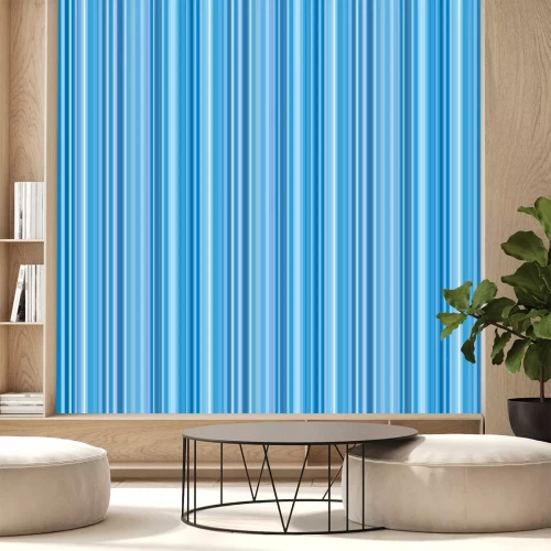 Sticker Blaues Streifenmuster