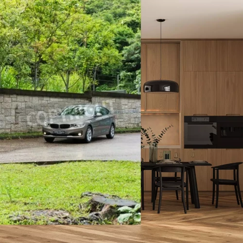 Fototapete 3D BMW 3 GT Auto