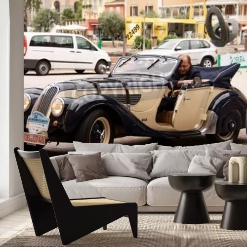 Fototapete Auto BMW Oldtimer