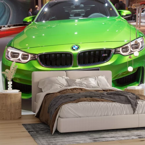 Fototapete Auto BMW grüner M3