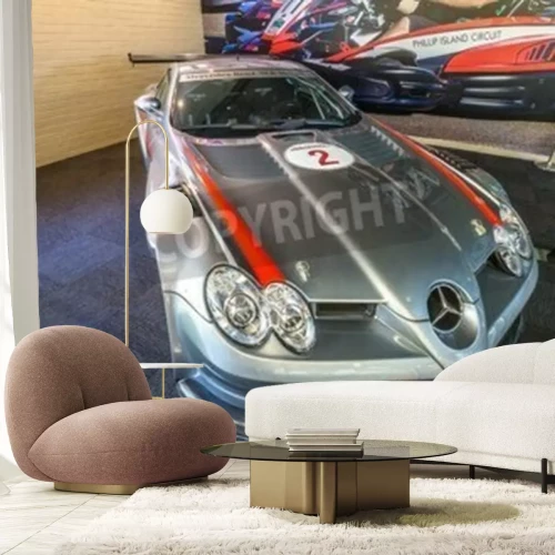 Fototapete Mercedes SLR McLaren Rennwagen