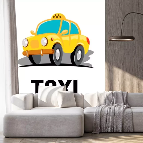 Sticker Taxi Auto Cartoon