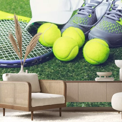 Sticker Tennis-Ausrüstung