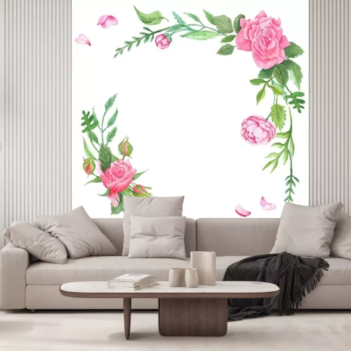 Sticker Vintage Shabby Rosen