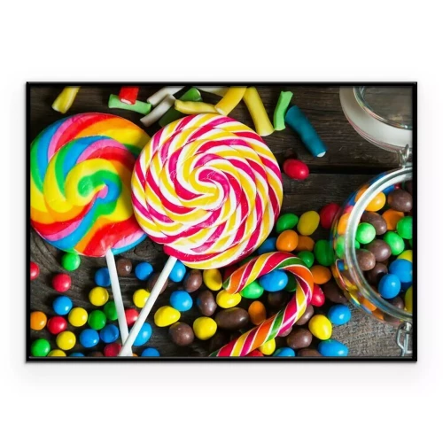 Poster Bunte Bonbons