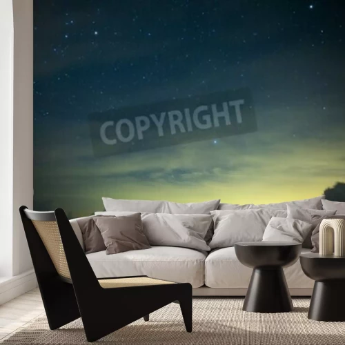 Fototapete Blick auf Himmel mit Sternen