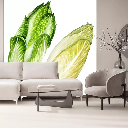 Sticker Gemüse zwei Köpfe Römersalat