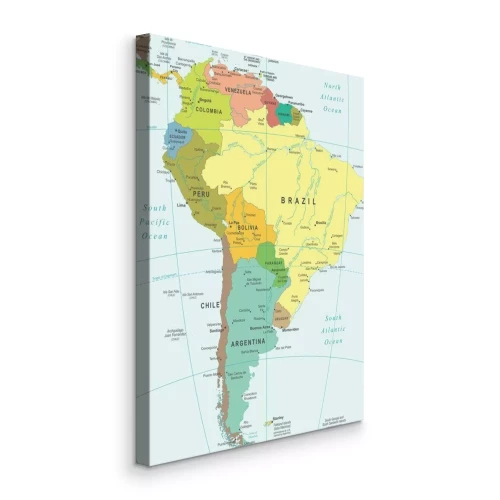 Bild Rasterkarte von Südamerika