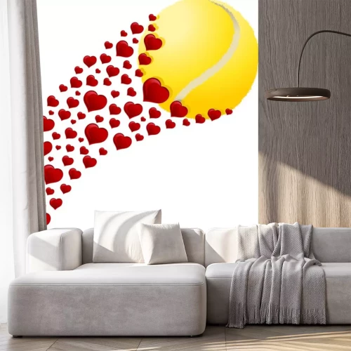 Sticker Tennis Champagner Feier