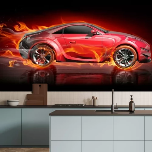 Fototapete Konzept des modernen Autos