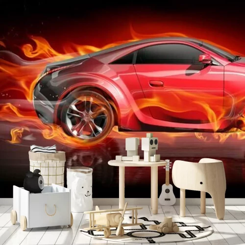 Fototapete Konzept des modernen Autos