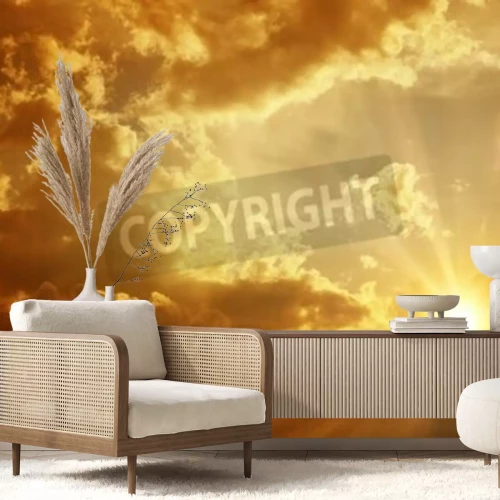 Fototapete Himmel in Sepia