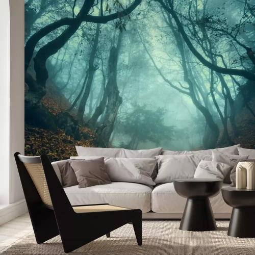 Fototapete Geheimnisvoller Herbstwald