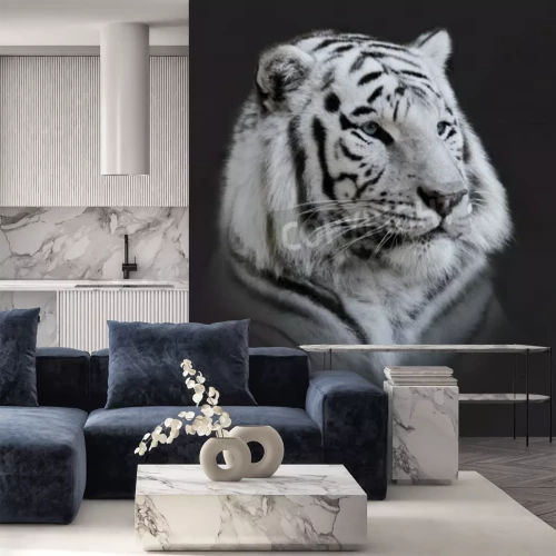 Fototapete Porträt eines majestätischen tigers