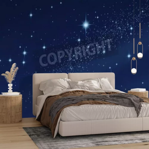 Fototapete Helle Sterne am Himmel