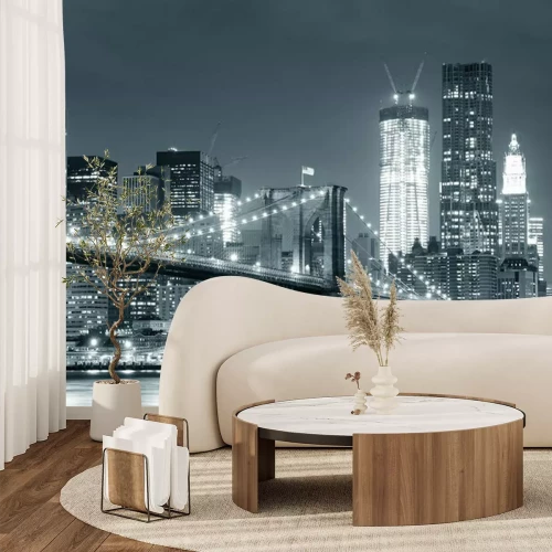 Fototapete New York bei Nacht