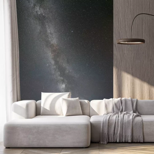 Sticker Milchstraßengalaxie von den Bergen aus gesehen