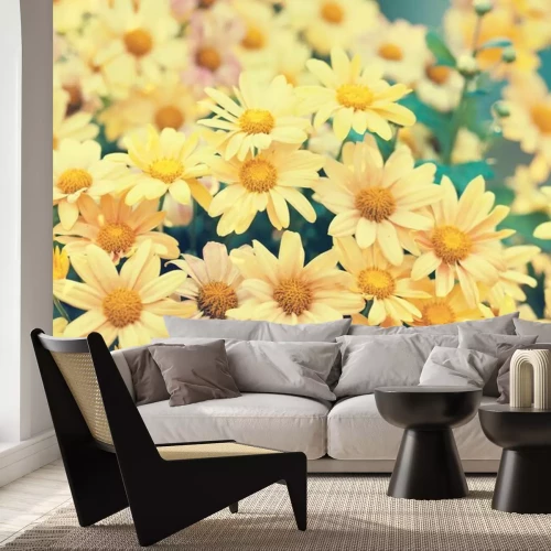 Sticker Vintage wilde Kamillenblumen