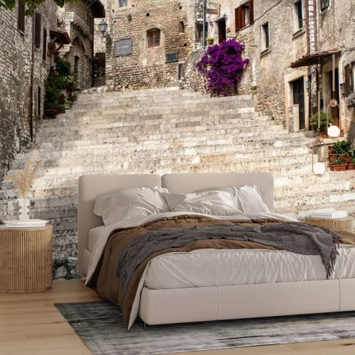 Fototapete Breite Steintreppe