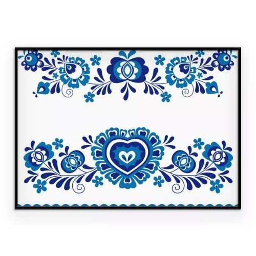 Poster Folk ornaments