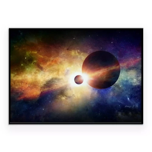 Poster Fantastische Raum Hintergrund