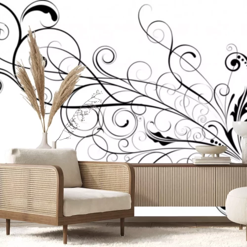 Sticker Blumenschmuckdesign