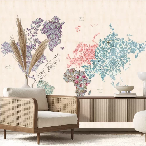 Fototapete Zierkarte