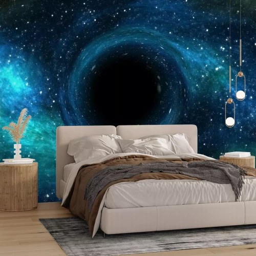 Sticker Ein rotierendes schwarzes Loch