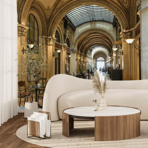 Fototapete Architektur im Wiener Café