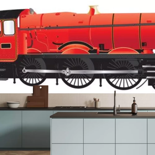 Sticker Rote Dampflok