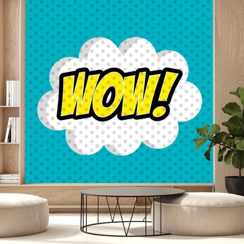 Sticker Pop-Art und Comic-Design