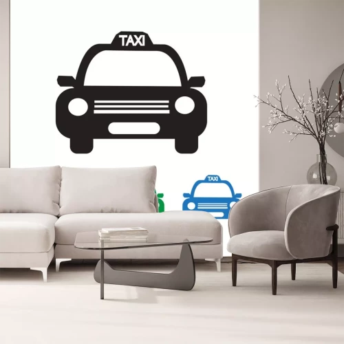 Sticker Taxi Auto Ikone