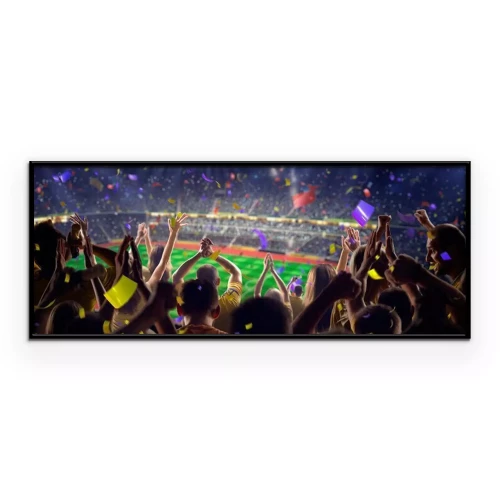 Poster Fußballfans im Stadion