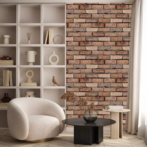 Tapete Ausdrucksstarker dekorativer Backstein