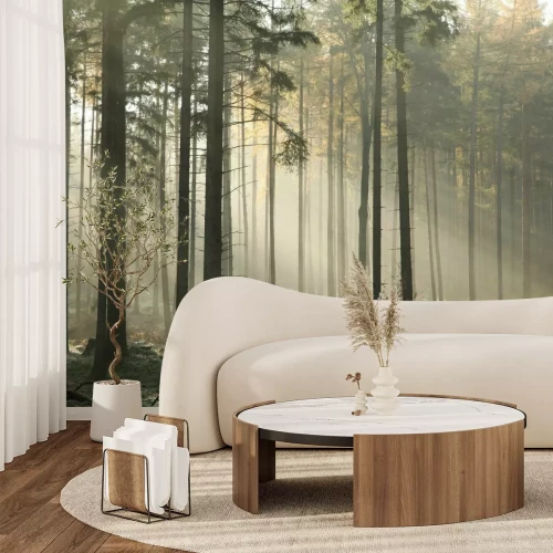 Fototapete Frost im Herbstwald