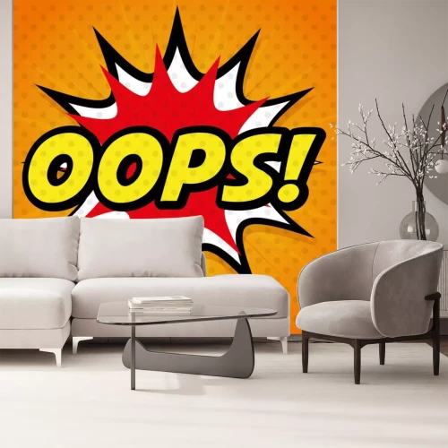 Sticker Pop-Art und Comic-Design