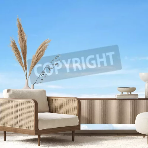 Fototapete Klarer azurblauer Himmel