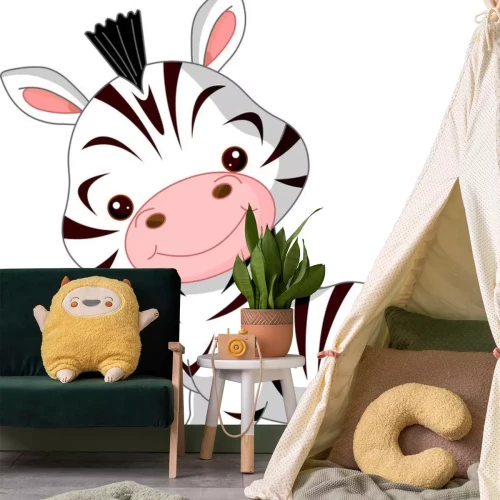 Sticker Fun Zoo. Zebra