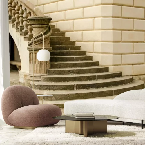 Fototapete Staircase of a castle in Prague