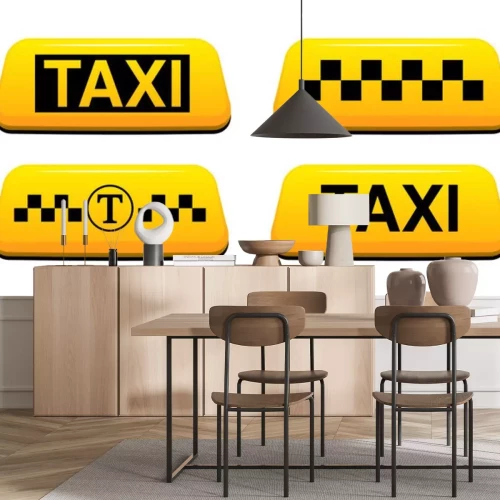 Sticker Taxi Zeichen