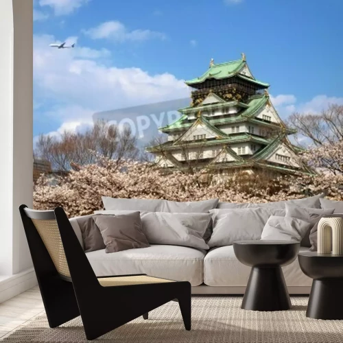 Fototapete Schloss im japanischen Stil