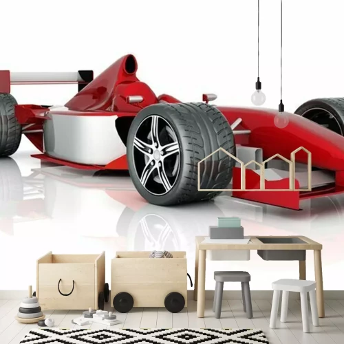 Fototapete Ansicht des Ferrari-Boliden