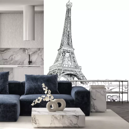 Sticker Eiffelturm, Paris, Frankreich. Abbildung