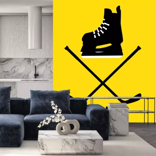 Sticker Hockey-Sportentwurf