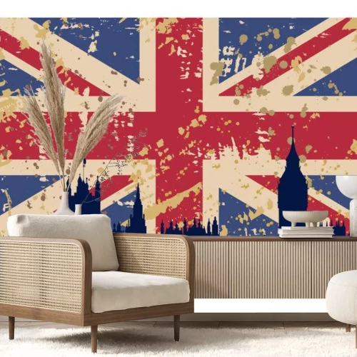 Sticker Großbritanniens Flagge und London