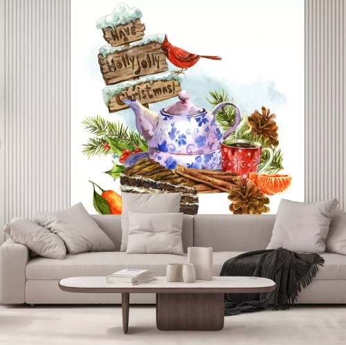 Sticker Süßigkeiten und Bonbons in festlicher Stimmung