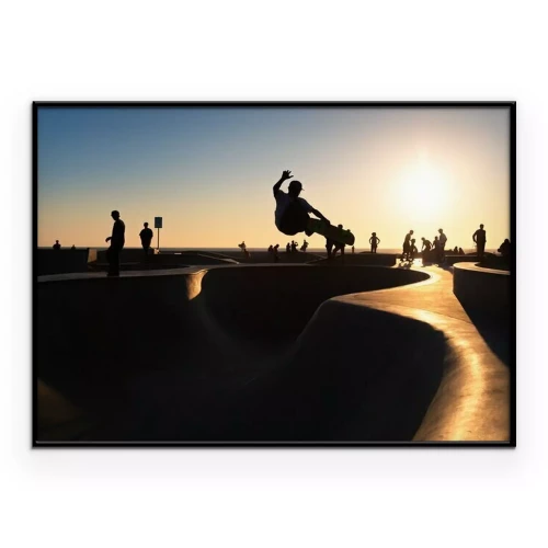 Poster Skateboardfahren