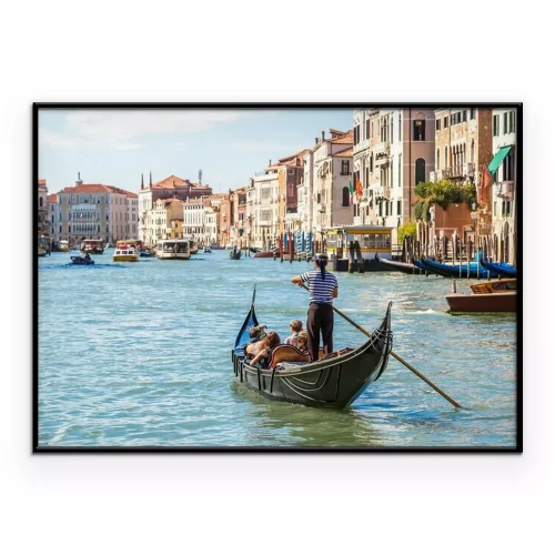 Poster Der Canal Grande mit Blick auf Venedig